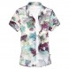 New Floral Print Hawaiian Casual Shirt Brand Clothing Short Sleeve Men Shirt