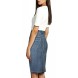Womens Super Comfy Perfect Fit Stretch Denim Skirt